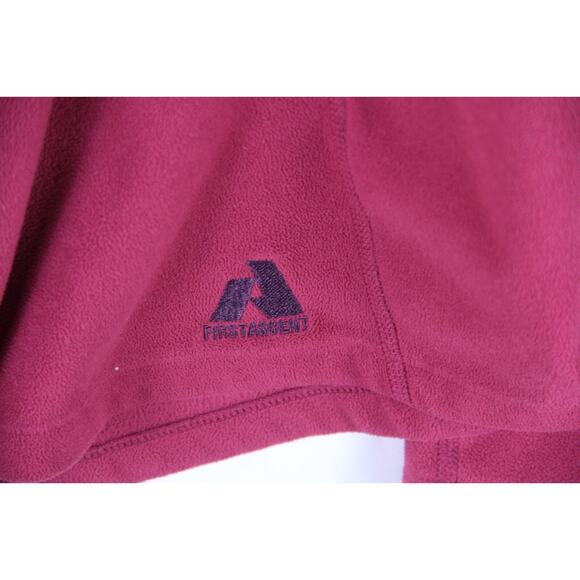 Eddie Bauer First Ascent Women's Large 1/2 Zip Fleece Magenta Pullover Jacket - Picture 4 of 8